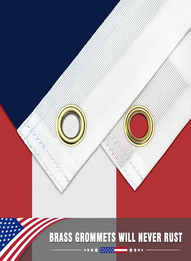 TONOS 5x3 Ft American Outdoor Flag US Flag Bright Color and UV Fade Proof Canvas Header and Double Stitched - USA Flags with Brass Grommets - Image 3