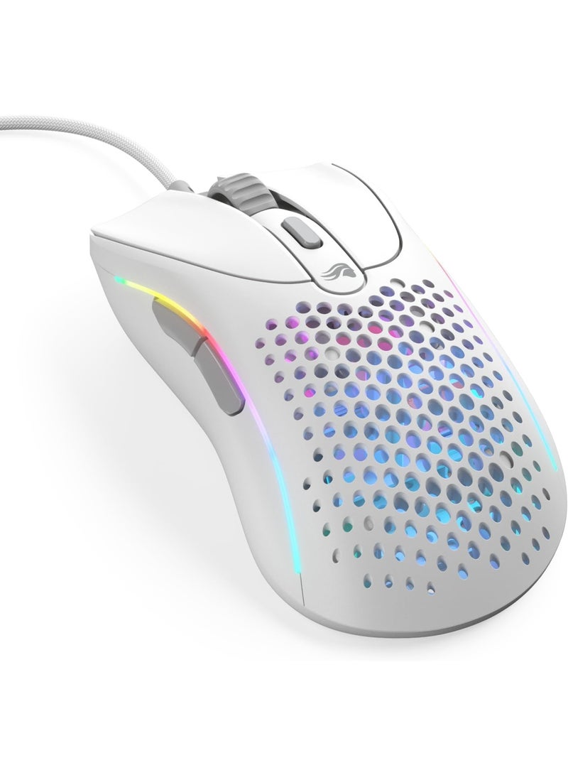 Glorious Gaming Glorious Model D 2 Wired Lightweight Gaming Mouse – White - Image 1
