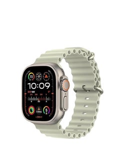 HK Hk10 ULTRA 3 Smart Watch - 2 Straps ( silicone and Cloth ) - 49mm - Grey  - Image 1