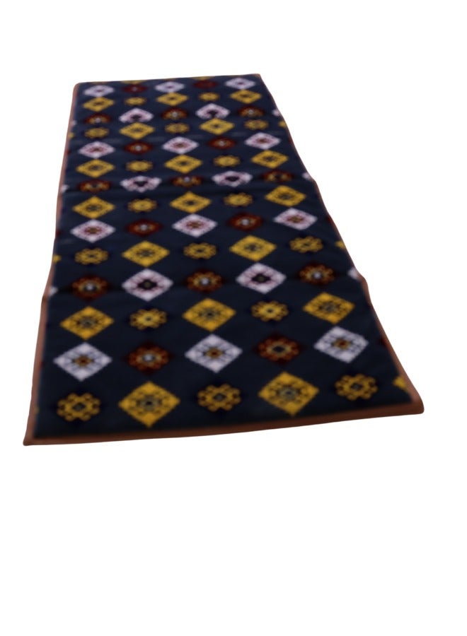 SMART HOME Premium Velvet Waterproof Rug – Ultra Soft, Double Stitched, 20mm Padded Lining, Elegant Pattern, Durable 1mm Square Tube Frame – 200 x 70 x 5 cm - Image 1