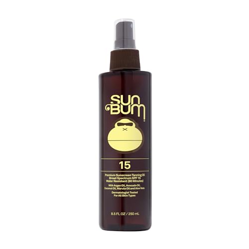 Sun Bum زيت تانغ مرطب من صن بوم SPF 15 نباتي ومتوافق مع قانون هاواي 104 خالي من الأوكتينوكات و الأوكسي بنزون واسع الطيف لحماية مرطبة من UVA/UVB 85 أونصة - Image 2