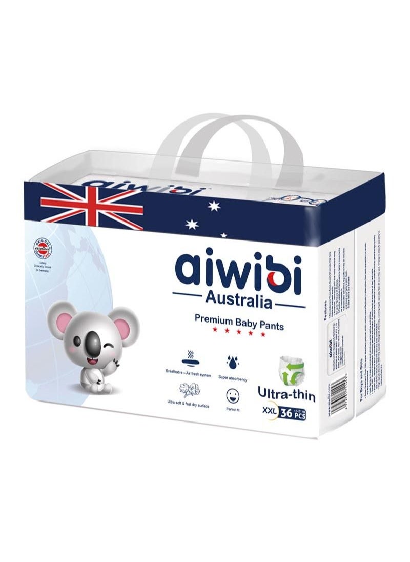 Aiwibi Aiwibi Premium Baby Pants Size XXL 16-21KG 36 Counts UAE | Dubai ...