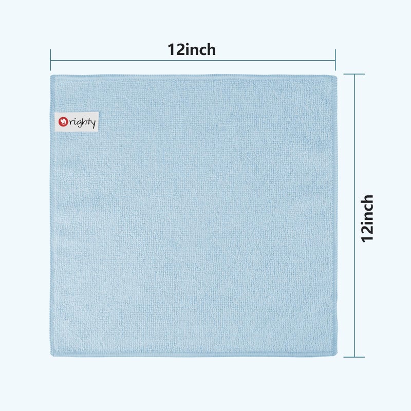 Orighty Washcloths Bulk Towels Set 50 Pack, Highly Absorbent and Soft Feel Microfiber Face Cloths, Multi-Purpose Wash Cloths & Hand Towels for Bathroom, Hotel, Spa, and Gym, 12x12 Inch, Multi-Color - Image 4
