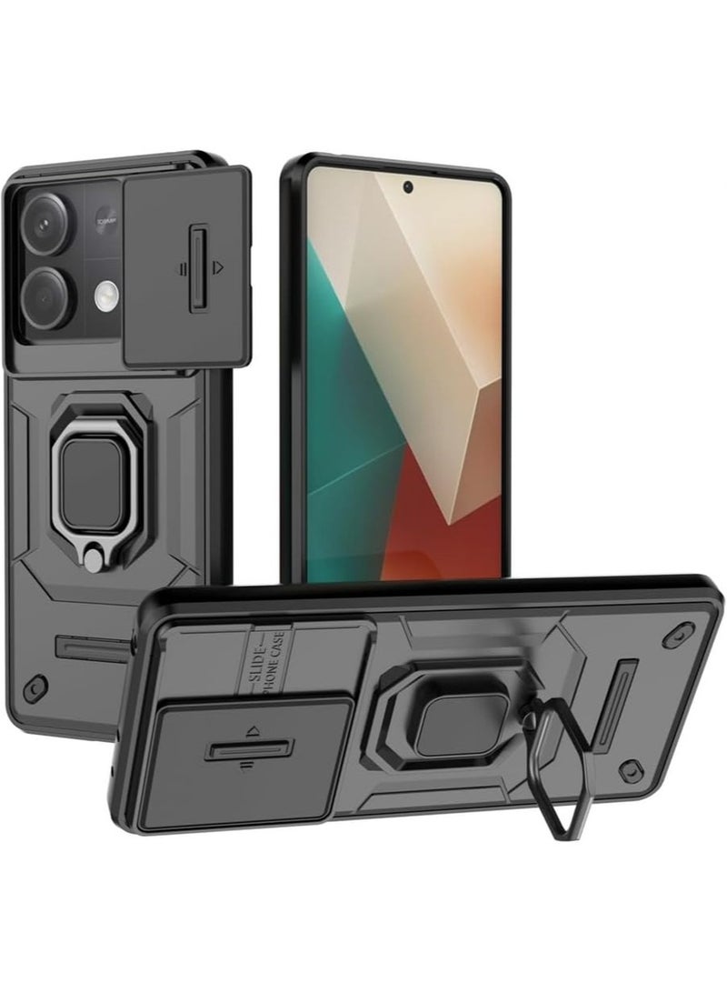 SNBFA الدخن بوكو F6 برو / ريدمي k70 / k70 برو غطاء الحماية ، عدسة الكاميرا حماية ضد الصفر ، صدمة ، بصمة الغطاء الخلفي ، مع 360 درجة الناقل المغناطيسي - Image 1