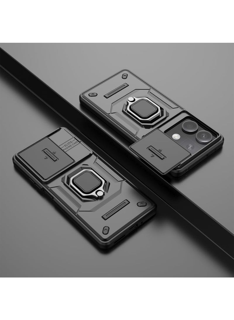 SNBFA الدخن بوكو F6 برو / ريدمي k70 / k70 برو غطاء الحماية ، عدسة الكاميرا حماية ضد الصفر ، صدمة ، بصمة الغطاء الخلفي ، مع 360 درجة الناقل المغناطيسي - Image 3