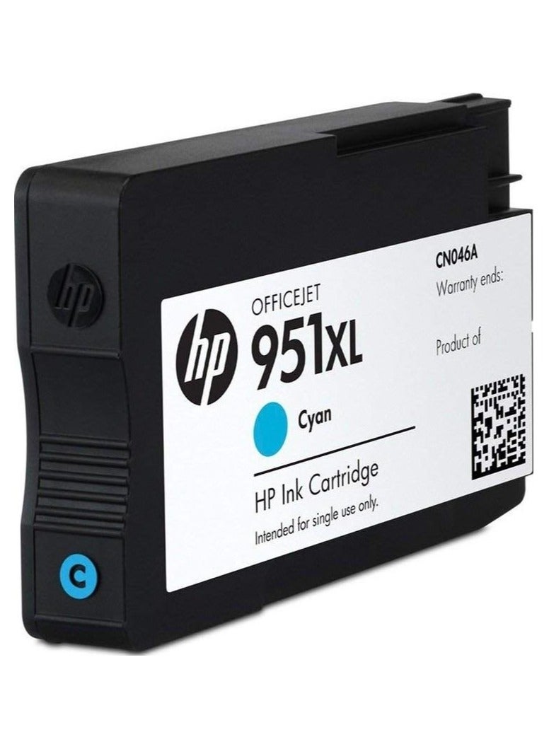 HP 951XL High Yield Cyan Original Ink Cartridge Cyan - Image 2