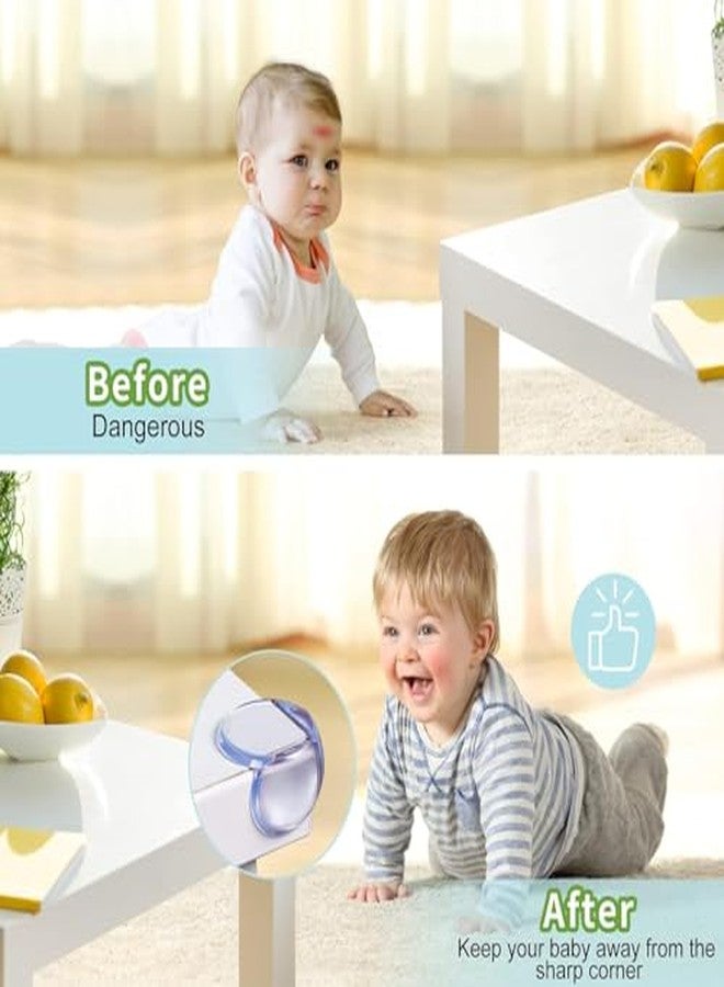 TEKCOOL واقيات زوايا الأثاث من TEKCOOL، 16 قطعة - واقيات حواف الطاولات مصنوعة من السيليكون والجل الناعم، لحماية الزوايا الحادة، مصنوعة من مادة PVC شفافة - آمنة للأطفال من الحواف الحادة - Image 3