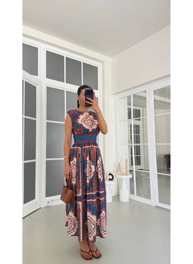 Gaus Multi-colored Vintage Dress GAUS-01859.