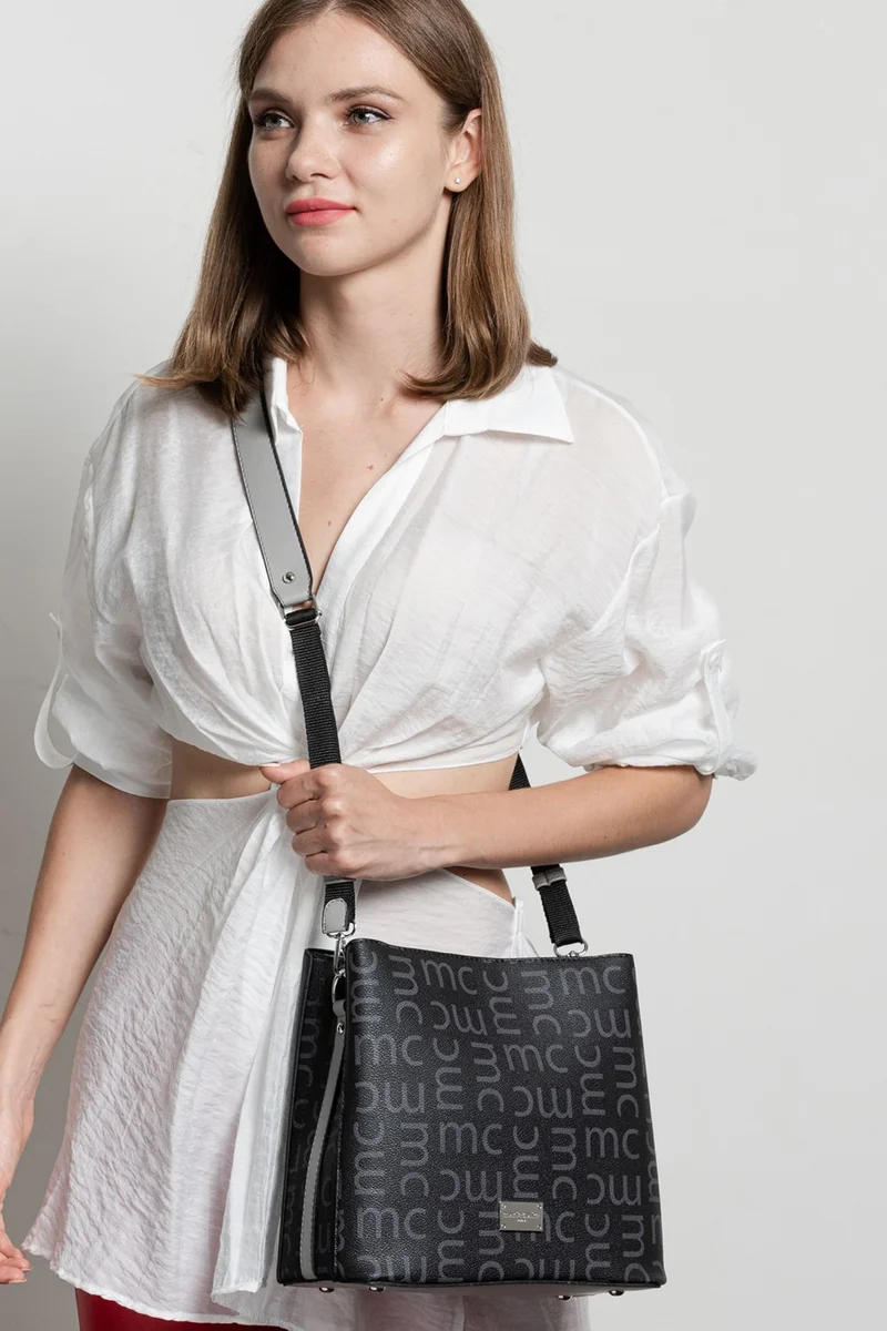 Marie Claire Black Women's Messenger Bag Miranda MC212103109