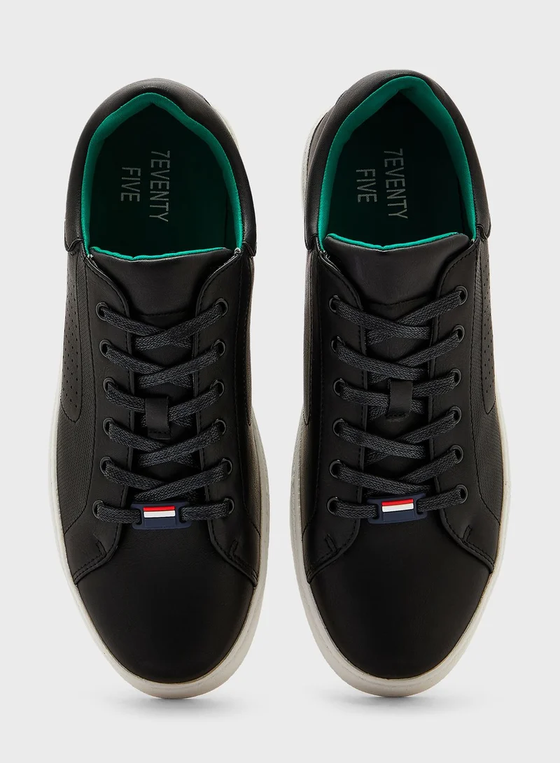 Seventy Five Perforation Detail Casual Sneakers