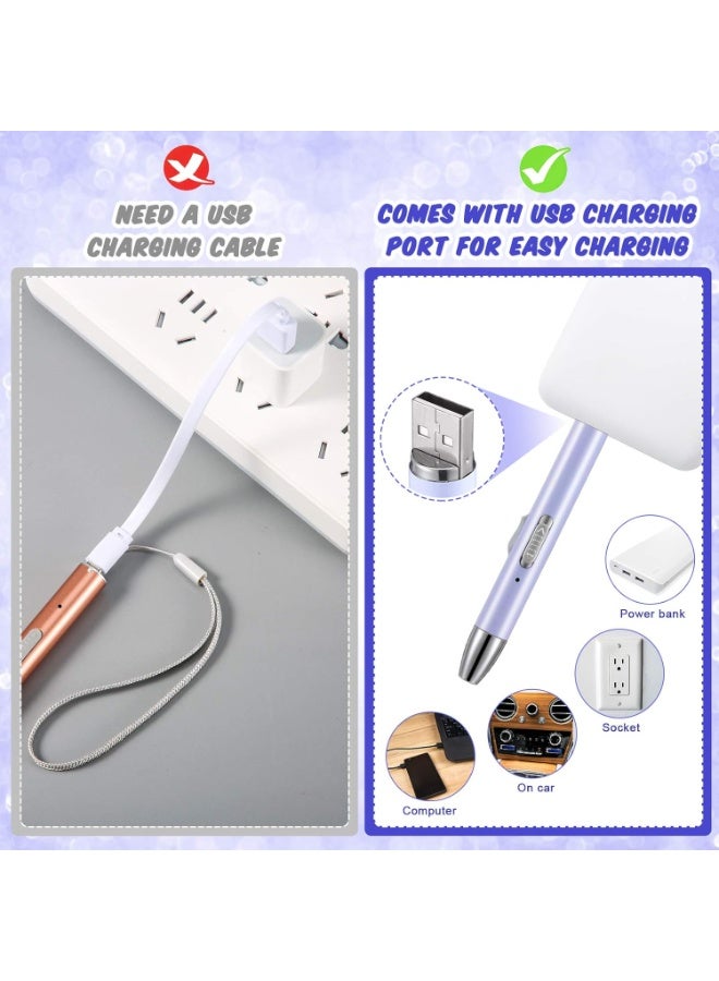 Bukela 2 Pieces Diamond Painting Pen with Light Drill Pens Diamond Painting Accessories 12 Pen Heads, 2 Anti-Slip Mats, 2 Wax Organizer Cases for DIY Painting Craft Supplies Tools(Yellow, Green) - Image 2