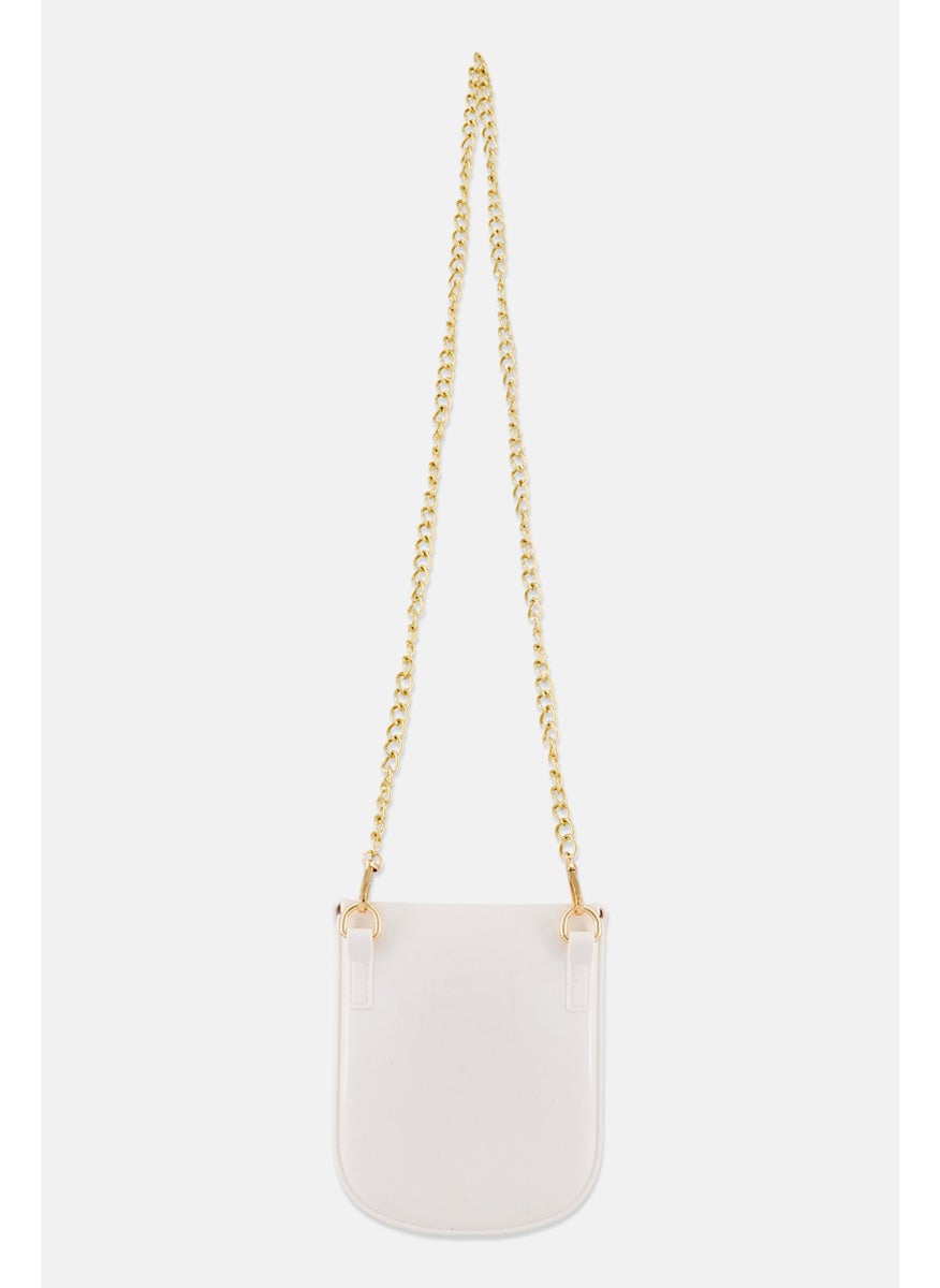 Mudd - Women Glossy Mini Cross Body Bags 17,5 H x 14 L x 6 W cm, White - Image 1