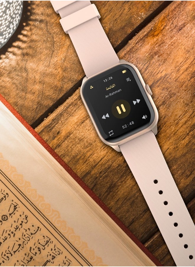 iQIBLA - QURAN SMART WATCH | Full Quran Recitation | Prayer Times Reminders | Daily Azkar | Hijri Calendar | HR & SPO2 Monitoring | Bluetooth Call - Image 1