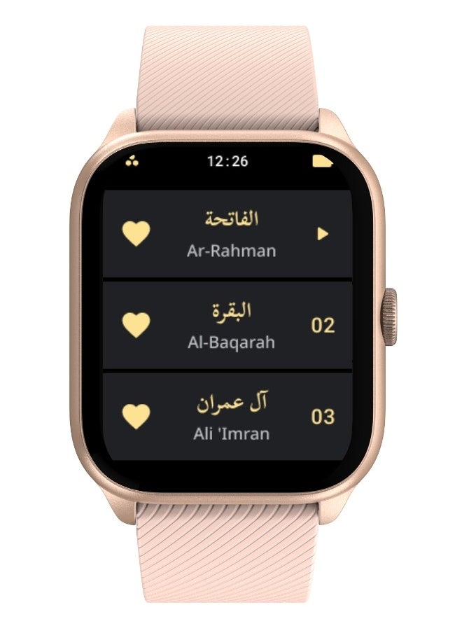 iQIBLA - QURAN SMART WATCH | Full Quran Recitation | Prayer Times Reminders | Daily Azkar | Hijri Calendar | HR & SPO2 Monitoring | Bluetooth Call - Image 1