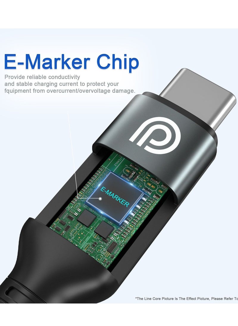 Phone Planet Advanced All In One USB C to C Cable with USB 3.1 Gen 2 and Thunderbolt 3 100W - Image 2