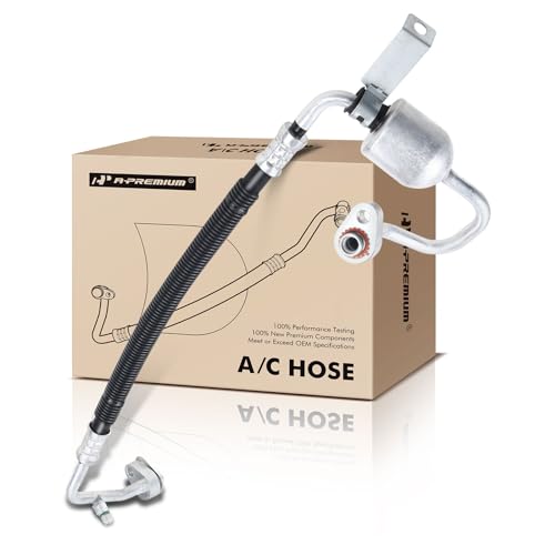 A-Premium A/C Discharge Line Hose Assembly Compatible with 2011-2012 Ford Taurus Flex, Lincoln MKS, MKT, 3.5L Turbo DOHC, Compressor to Condenser - Image 1