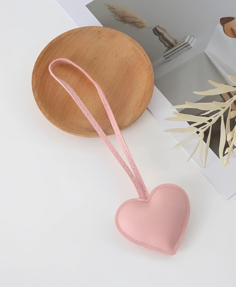 LAEKOU Heart Bag Charms Keychain for Women, Cute Key Chain Charm Accessories for Girls Tote Purse Backpack Handbags - Image 4