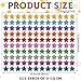 Lincia 1200 Pcs Star Glitter Stickers Sparkly Small Stickers for Kids Toddlers Teacher Reward Sheet Incentive Charts Classroom School Home Art Craft Party Favor Supplies - Image 3