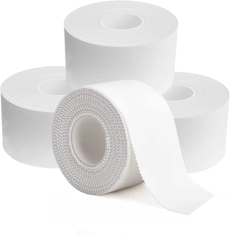 Rilekh Sports Zinc Oxide White (5cmX9mtr) White Athletic Sports Tape Very Strong Easy Tear No Sticky Residue Tape for Athlete & Medical Trainers. - Image 4