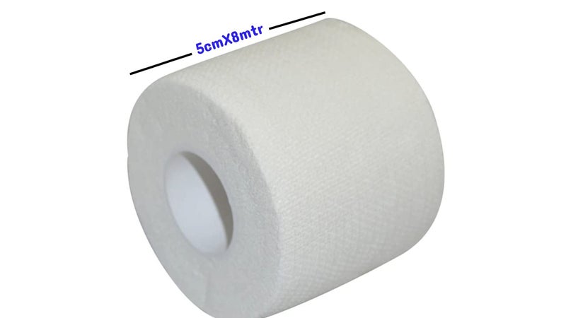 Rilekh Sports Zinc Oxide White (5cmX9mtr) White Athletic Sports Tape Very Strong Easy Tear No Sticky Residue Tape for Athlete & Medical Trainers. - Image 3