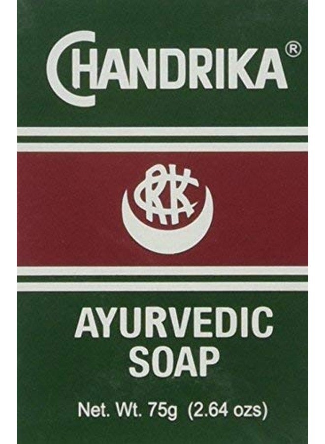 Chandrika صابون هاندريكا بالأعشاب الأيورفيدا وزيت الخضروات 2.64 أونصة علبة من 10 - Image 3