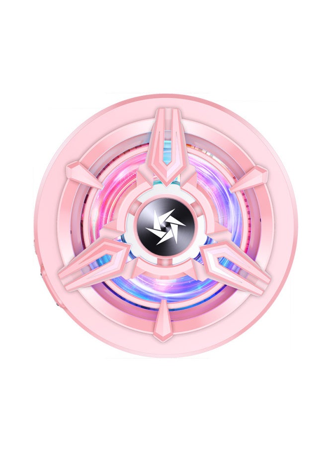 Generic - Dual-Core Semiconductor Icing Refrigerator Magnetic Mobile Phone Radiator Back Clip Game Live Broadcast Computer Radiator Sl13-product Color:Pink - Image 1