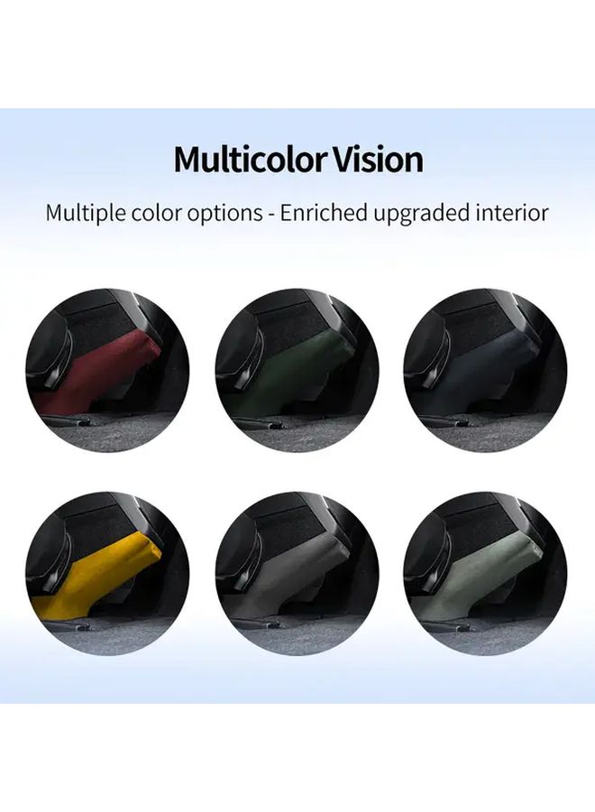 Wine Red Premium Rear Anti-Kick Panels For Tesla Model 3 Highland Interior Protection - Image 5