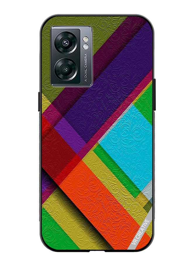 VR CREATIVE Protective Case Cover For Oppo A57 5G Vectors Design Multicolour  - Image 1
