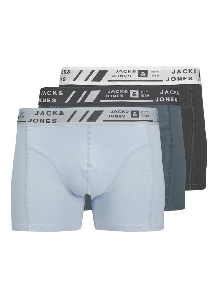 JACK & JONES JACANGUS SOLID TRUNKS 3 PACK  - Image 1