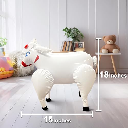 Vaulted Skulls & Co Inflatable Sheep Blowup Sheep Sheep Themed Party Supplies Sheep Blow Up Inflatable Prop Farm Animal Prop 18x15 Inches MultiColor - Image 5