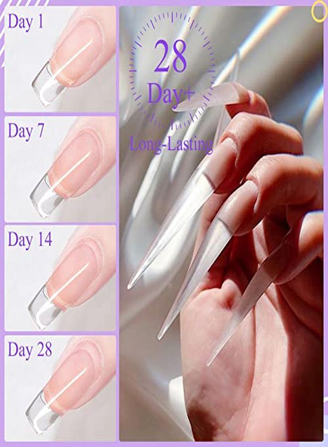 Saviland Builder Nail Gel  100G/3.5Oz Large Capacity Clear Hard Gel For Nails Nail Extension Gel For Nail Strengthen Diy Nail Art Manicure - Image 4