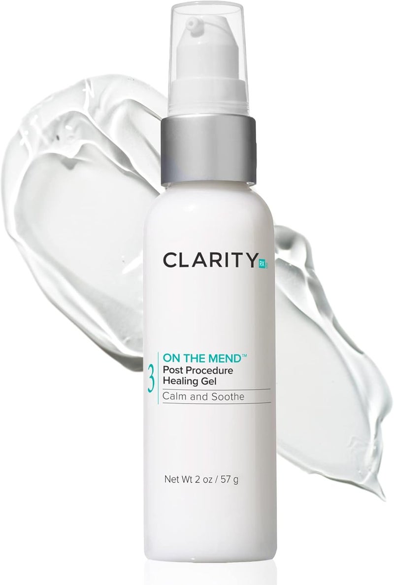 ClarityRx On the Mend Post Procedure Healing Gel - 2 oz. Soothing and Healing Gel for Skin Recovery - Image 1