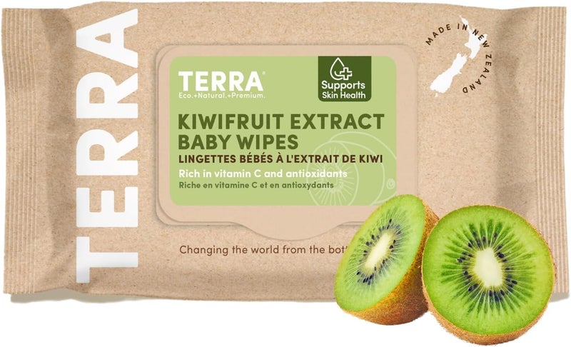 Terra مناديل الأطفال المستخرجة من كيوي تيرا - Image 1