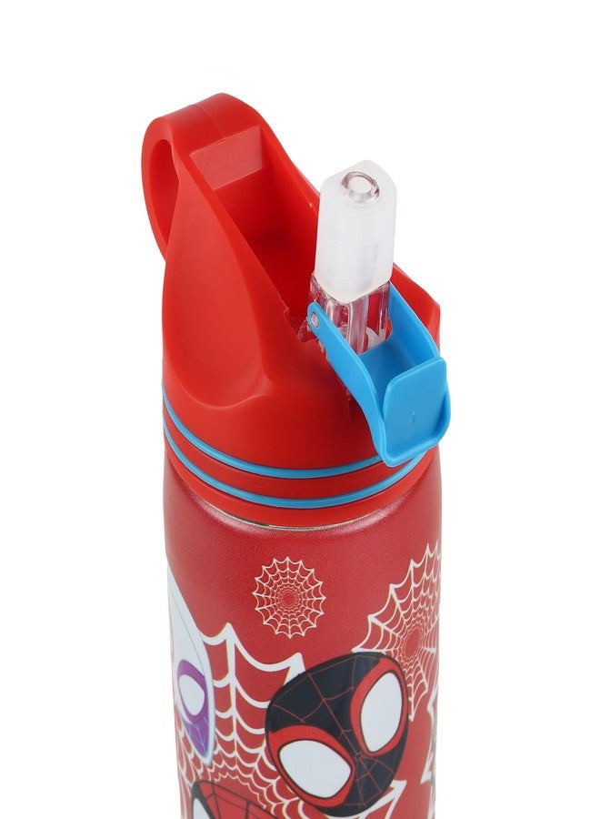 Comiclyfe Marvel Avengers Superhero Spiderman Stainless Steel SIngle Wall Sipper Water Bottle For Unisex Kids School And Travelling | 500 Ml | RED | AZ2061 (Power Of Three) - Image 4