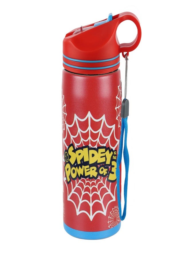 Comiclyfe Marvel Avengers Superhero Spiderman Stainless Steel SIngle Wall Sipper Water Bottle For Unisex Kids School And Travelling | 500 Ml | RED | AZ2061 (Power Of Three) - Image 2