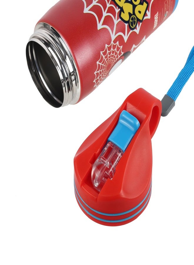 Comiclyfe Marvel Avengers Superhero Spiderman Stainless Steel SIngle Wall Sipper Water Bottle For Unisex Kids School And Travelling | 500 Ml | RED | AZ2061 (Power Of Three) - Image 5