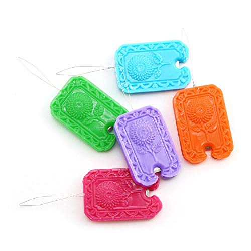 NX Garden Sewing Tools 5PCS Colours Needle Threaders Hand Stitching with Yarn Cutter - Image 1