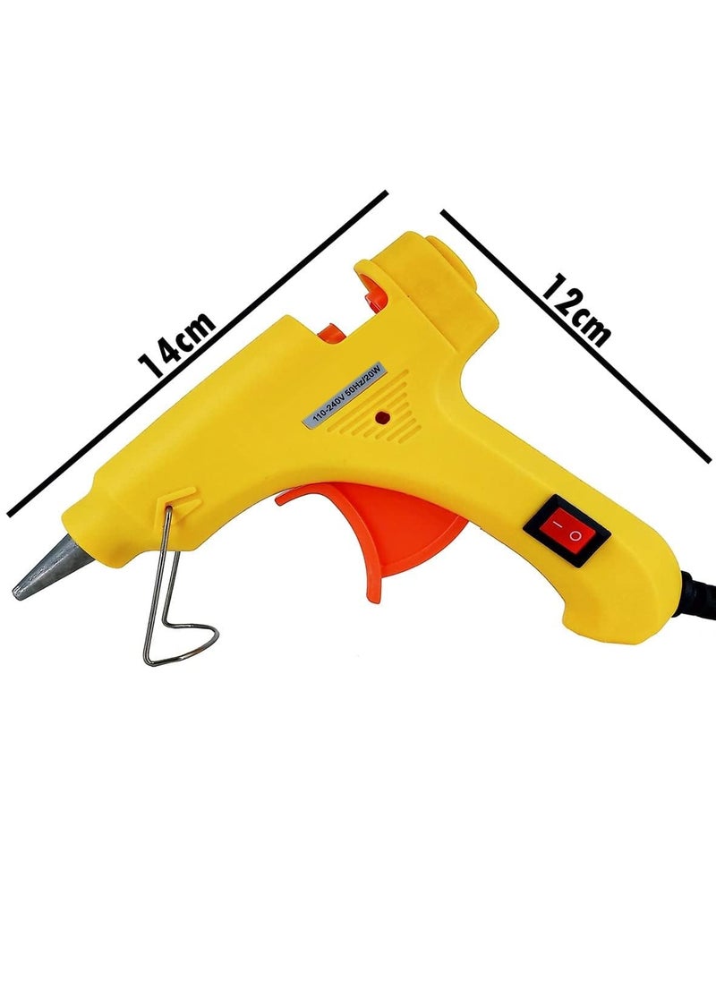 see Shining Edge 40W 7MM Hot Melt Glue Gun with ON Off Switch and LED Indicator with Big 10 Transparent Glue Sticks Free TPLP Item  - Image 2
