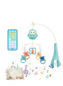 Generic Rattles Rotating Box Music Crib Toys Early Education - Remote Control  - Image 3
