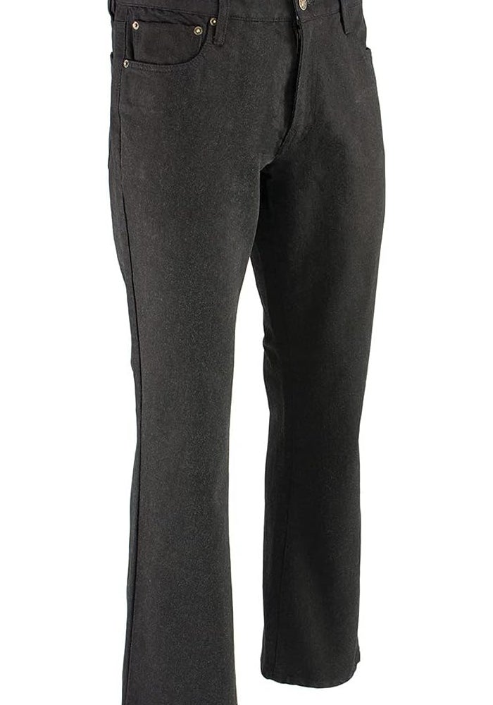 Milwaukee Leather MDM5005 Men's Black 5 Pocket Denim Jeans Infused with Aramid by DuPont Fibers - Size 34 - Image 1