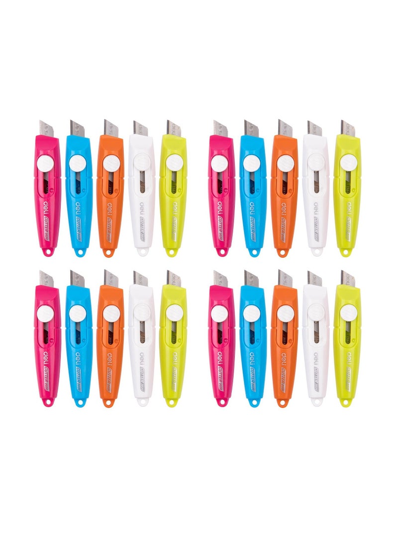 Deli 20-Piece Mini Pocket Utility Knife - Image 1