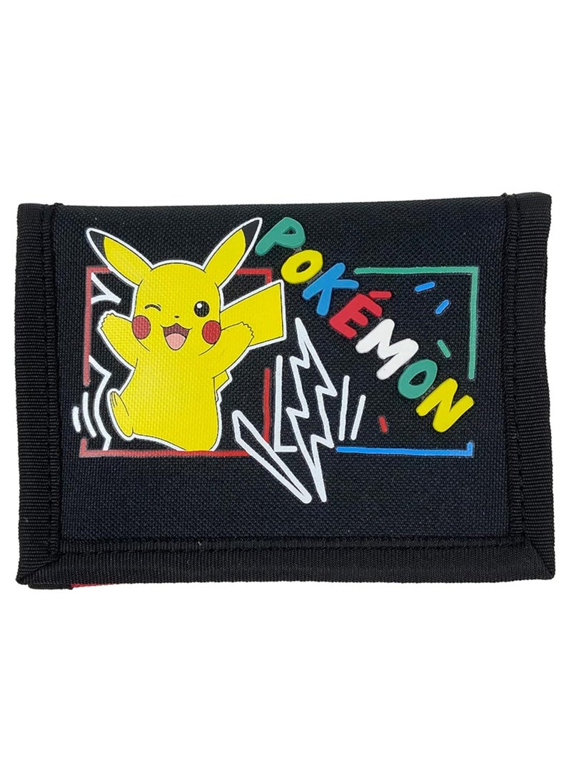 Pokemon Pikachu Wallet Accessories and Accessories Colourful Black Official Product  - Image 1