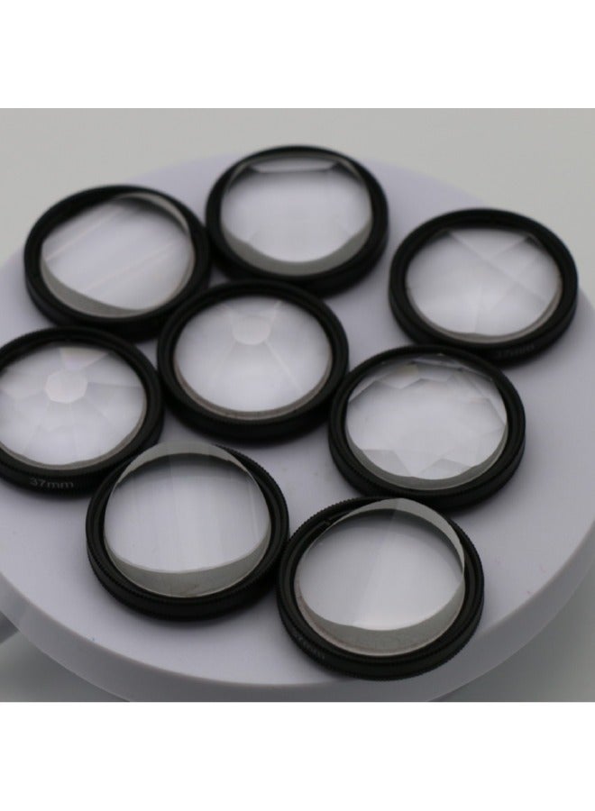 Mobile Phone Filter Photography Foreground Blurring Camera Lens Special Effect Filter Blur Photography SLR Accessories 49mm-Color:Octahedral Mirror  - Image 2