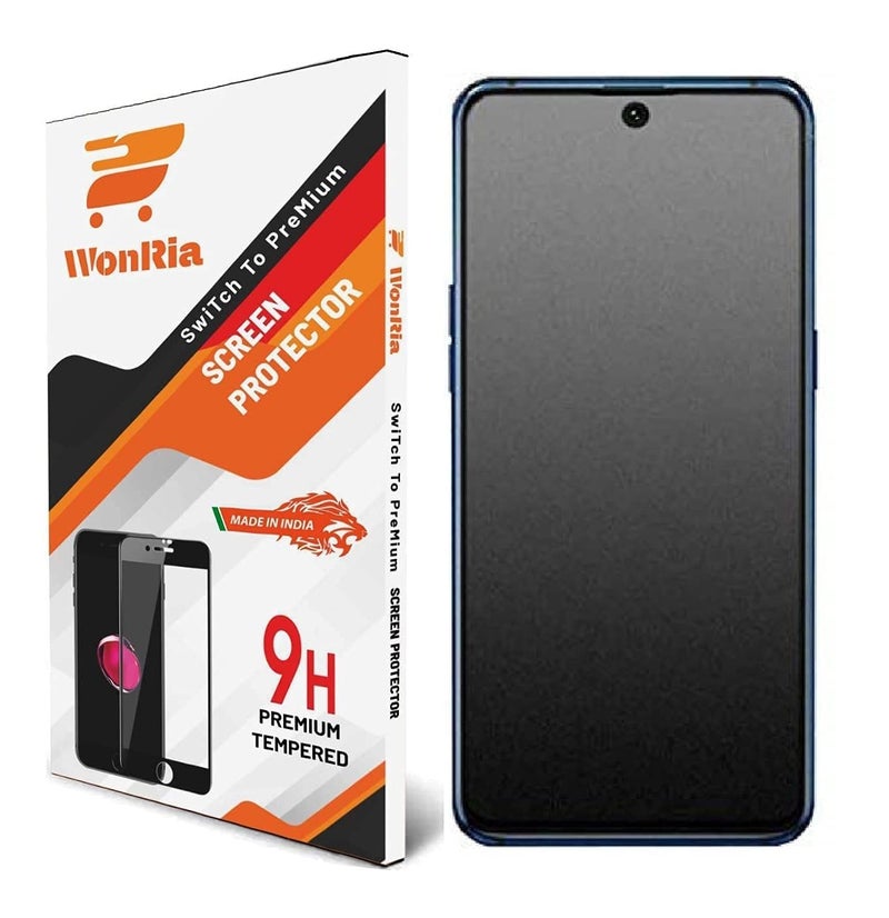WonRia Matt Screen Guard Protector for Redmi Mi Note 11 / Note 11s / Note 10 / Note 10S Matte Ceramic Fully Flexible Anti-Fingerprint/Scratch/Glare/Oily Protector with Edge to Edge Cover -(It's Not Glass) - Image 1