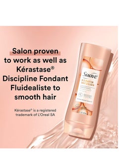 Suave Suave Shampoo and Conditioner Set, Keratin Infusion, Smoothing – Keratin Hair Treatment & Detangler, 48H Frizz Control, Anti-Frizz Hair Products, 12.6 Oz Ea (2 Piece Set)  - Image 2