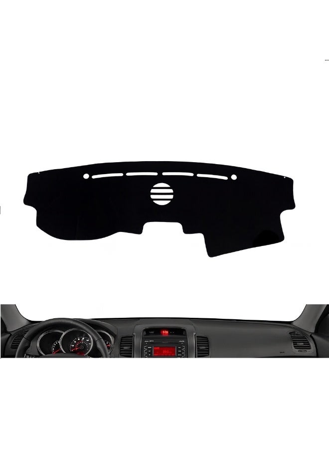 KGL BROSISS Dashboard Cover (Mat/Carpet) Compatible with Kia Sorento 2011 2012 2013 2014 2015 - Dashboard Protector Black Color (2011 to 2015 Models) - Image 1