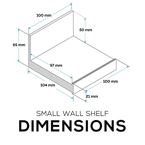 Brainwavz Screwless 4" Universal Shelf for Cloud Security Camera, Baby Monitor, Small Speakers, Electronics & More, No Tools, Vhb Tape Strong Adheasive, (White) - Image 5