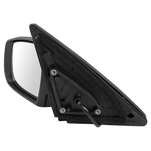 TRQ Driver Side Power Mirror Textured Black Manual Fold Compatible with 2011-2013 Kia Sorento KI1320173 - Image 4