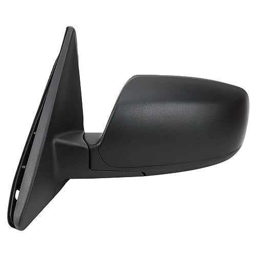TRQ Driver Side Power Mirror Textured Black Manual Fold Compatible with 2011-2013 Kia Sorento KI1320173 - Image 3