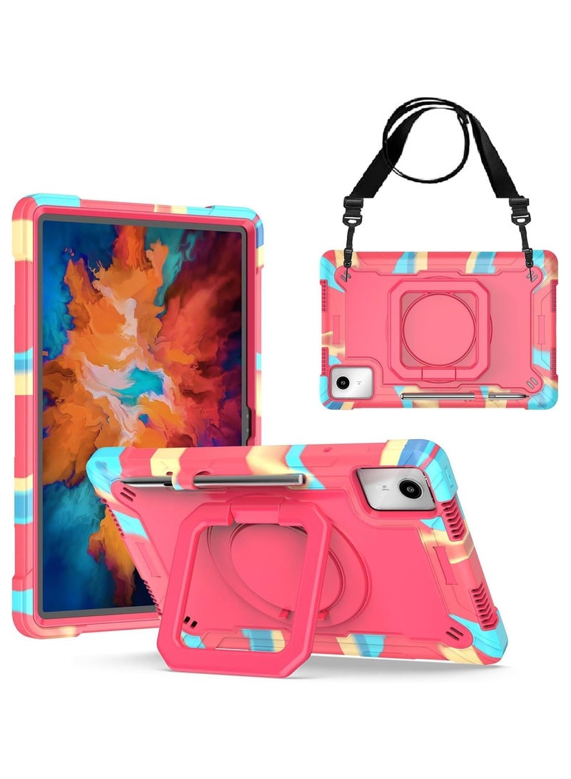 general Kids Case Compatible with Lenovo Tab M11 11 inch Tablet (TB-330FU / TB-331FC), Shoulder Strap Hand Strap Rotatable Stand Kids Shockproof Cover for Tab M11 - Image 1